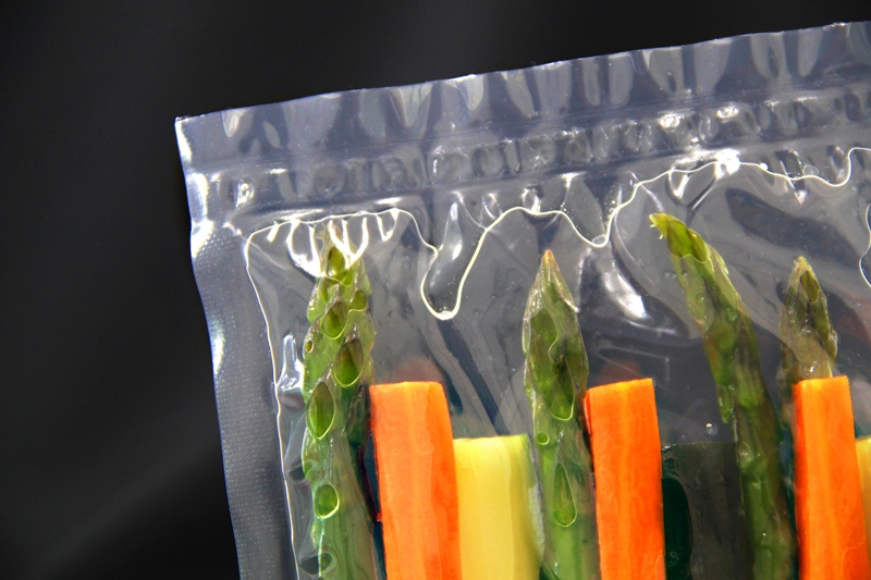 Diferentes tipos de bolsas de vacío para la conservación de los alimentos