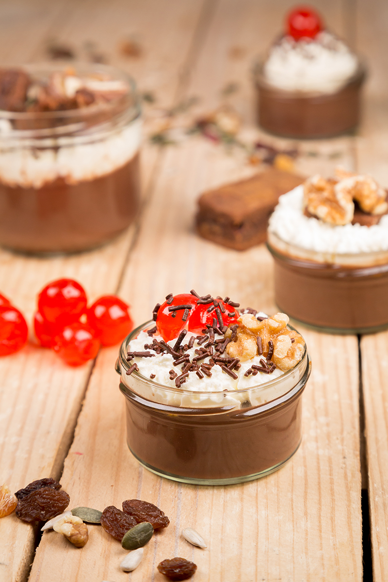 Chocolate pudding in a jar | Sous Vide